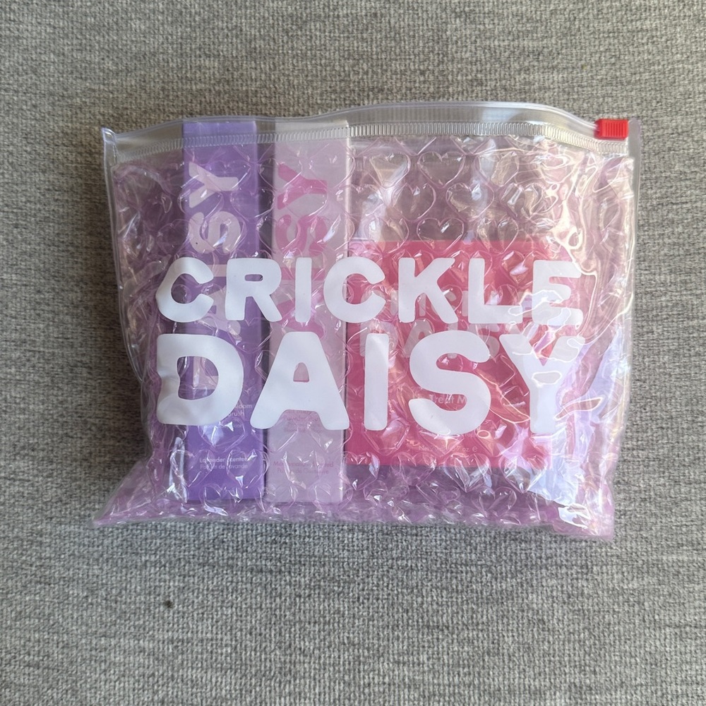 Crickle Daisy Cosmetic Bag Bundle